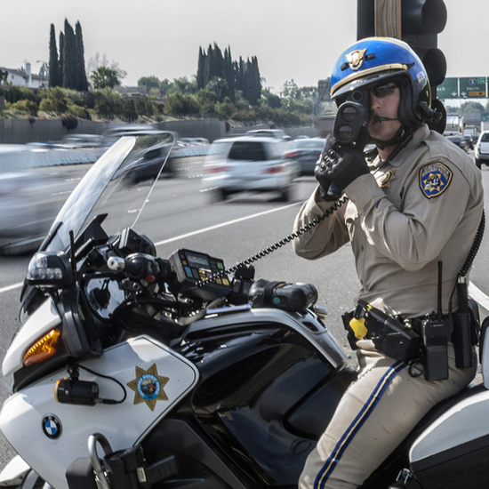 CHP on bike